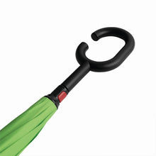 Foldable UV & Rain Umbrella with C-Shaped Handle – Kids (1 Pc / Mix Color)