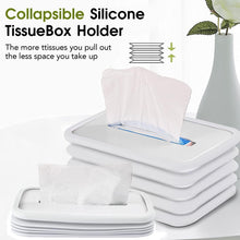 Simple Silicone Tissue Holder – Cube/Cylinder Tissue Box for Bathroom, Office, Car & Bedroom