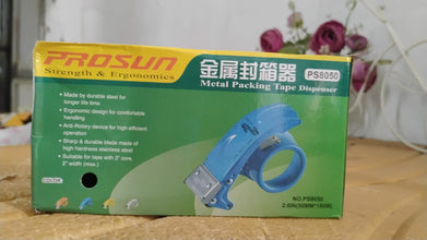 Metal Packing Tape Dispenser Cutter for Home Office use, Tape Dispenser for Stationary, Tape Cutter Packaging Tape