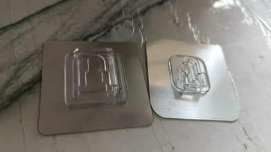Self-Adhesive Transparent Wall Hooks Set