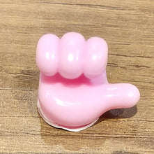 Pink Multifunctional Multi functional Hand Shape Wall Clip Hanger Keys Cable Holder